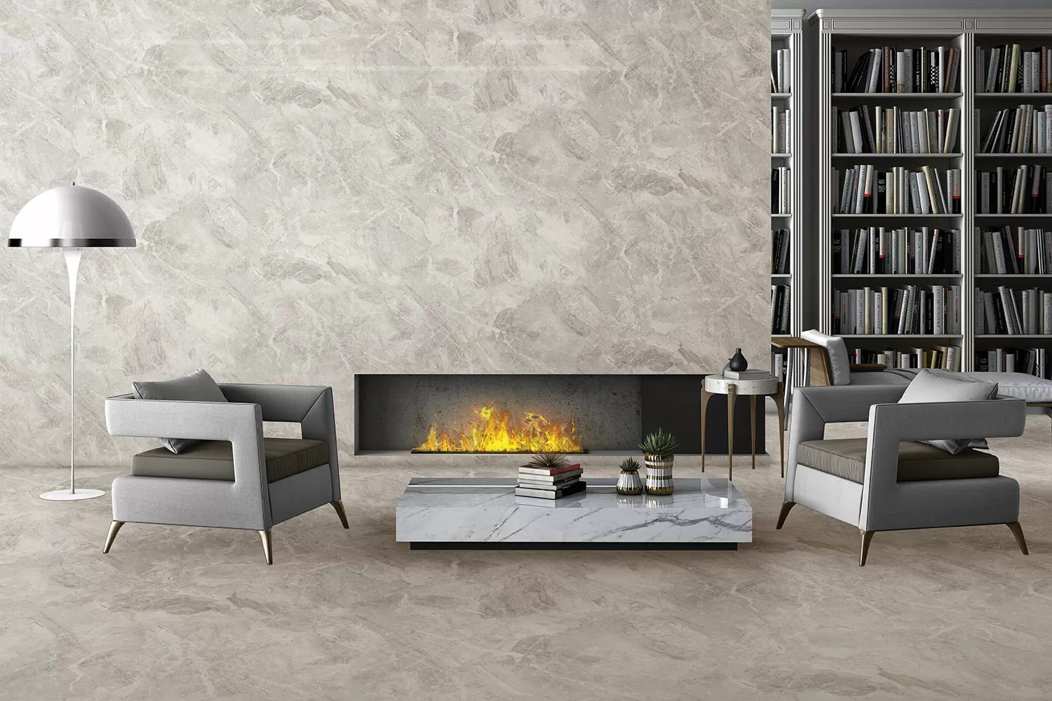 Керамогранит Coralstone Gris Infinia Matt Carving 60х120