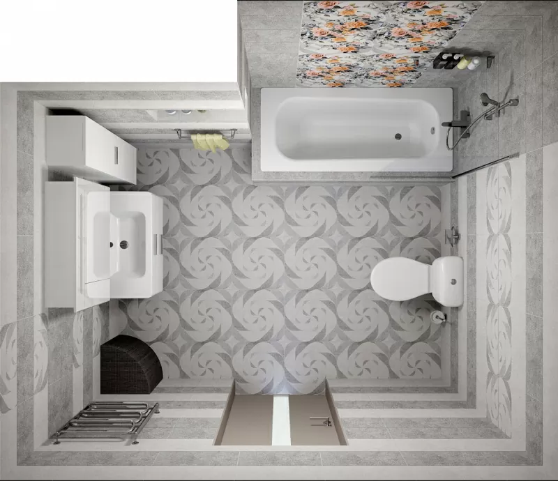 Керамогранит 6246-0056 (6046-0185) Лофт Стайл светло-серый 45х45