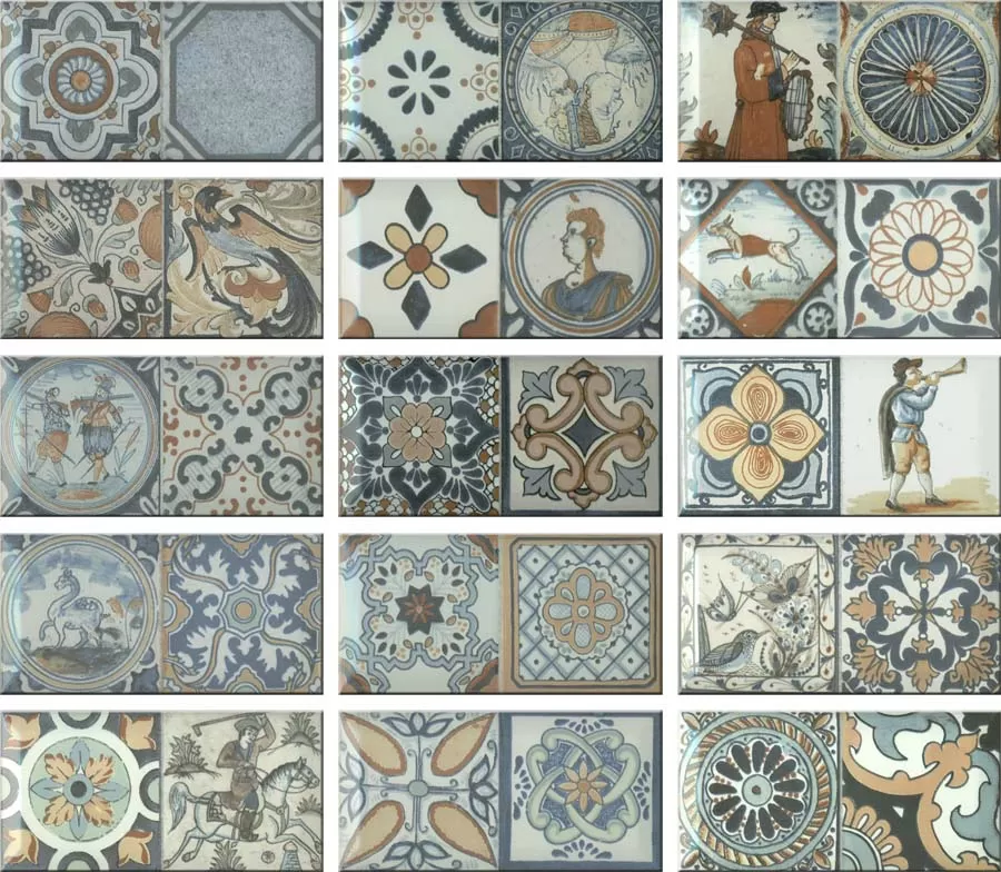 Плитка Antique 10х20 MIX