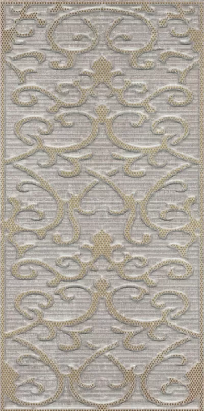 Плитка K941980 Deja Vu Damask Decor Gold Noche Matt 30x60