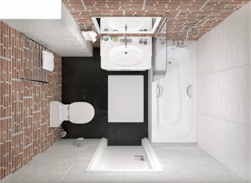 Керамогранит Loft чёрный 30х60