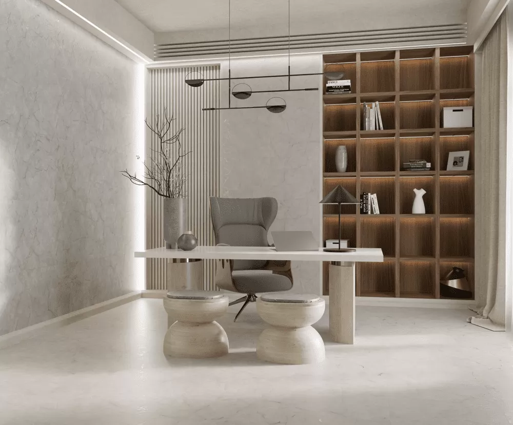 Керамогранит CR123 Vanity Bianco Carving 60x60