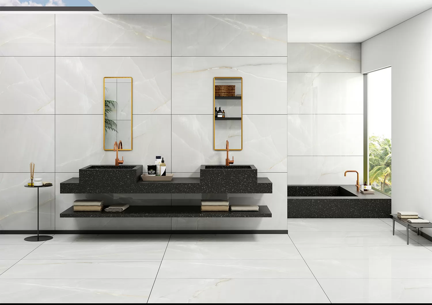 Керамогранит Jewell White Polished 7мм 60x120
