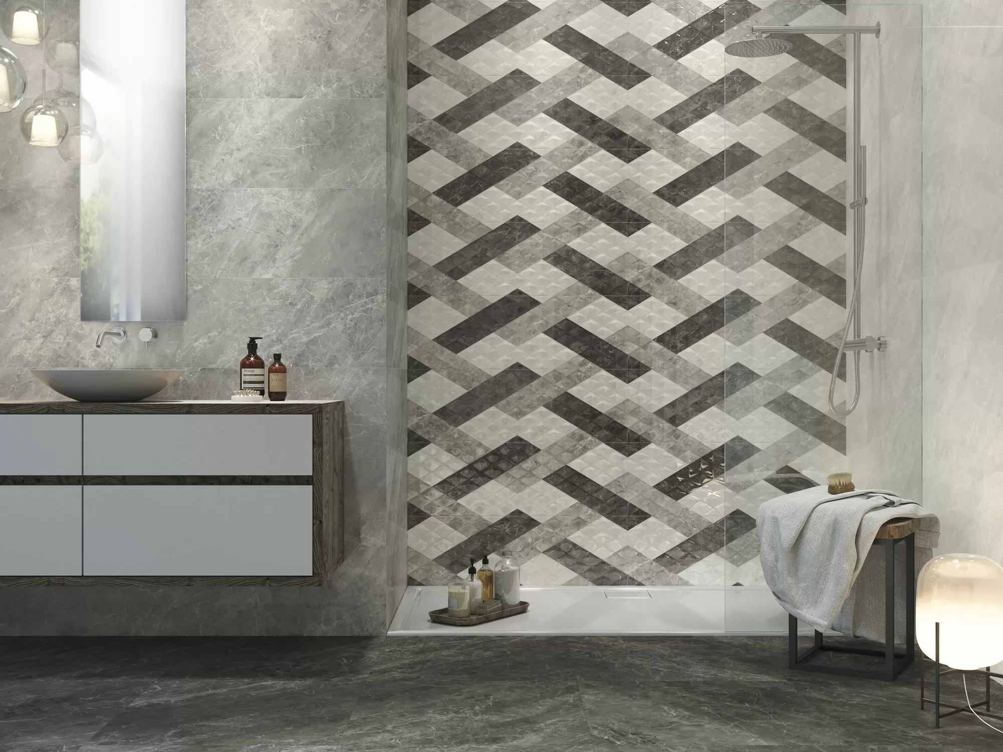 Плитка Balmoral Street Grey Rectificado 40х120