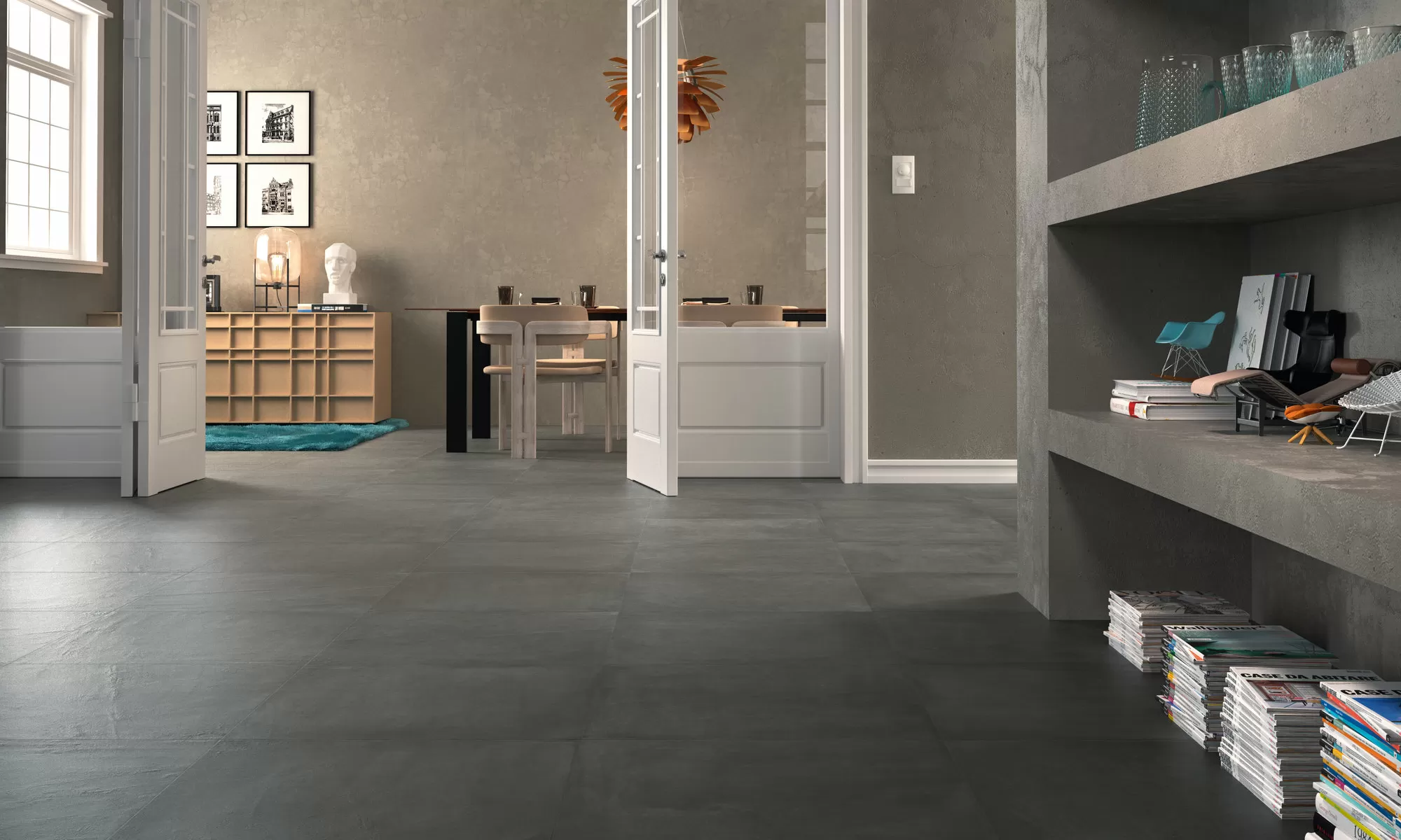 Керамогранит BERLIN GRIS LAPADO 75х75