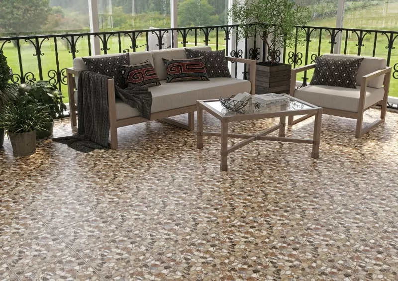 Керамогранит 16425 JackStone многоцветная R12 29,8х29,8