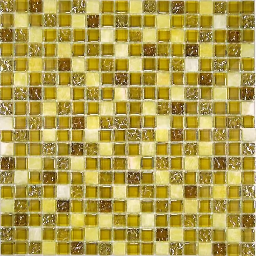 Мозаика Glass Stone 1 (стекло+камень) 15*15 300*300