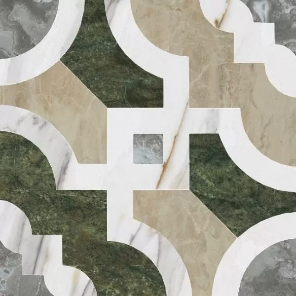 Керамогранит ID136 Риальто Нобиле 1 наборный лаппатированный 30x30