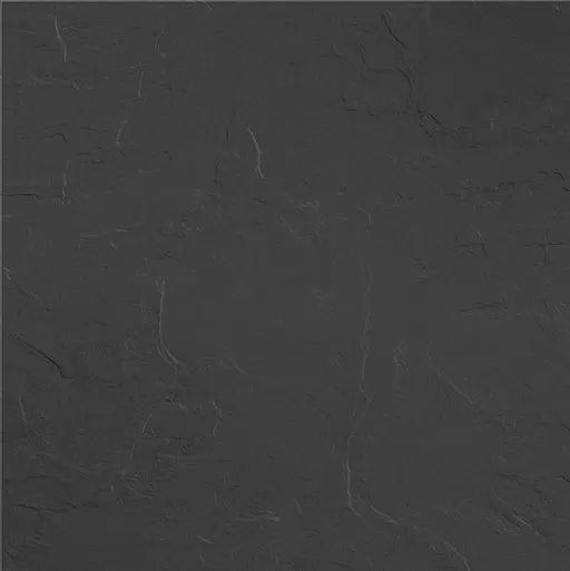 Керамогранит UF019 (насыщенно-черный моноколор) рельефный ректифицированный 60х60