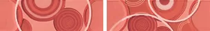 Плитка LGOO Glamour Coral List. Circle Mix 2 8х25