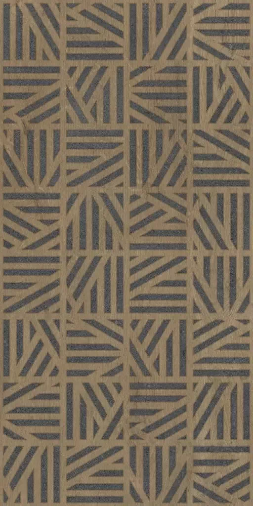 Керамогранит Nara Lattice Wallnut/ С.Dark Matt RC 60x120