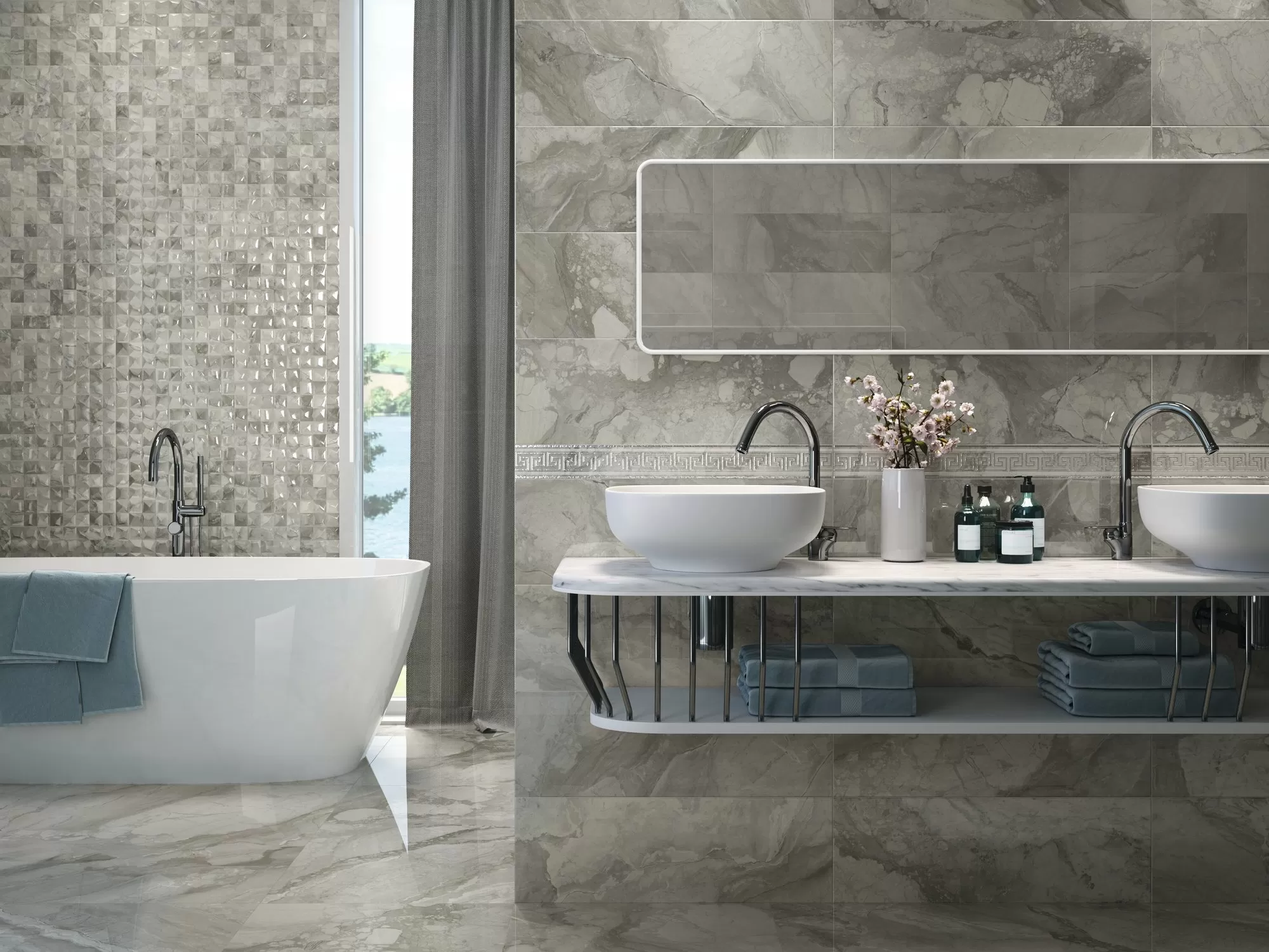 Плитка A035915 Rex Shine Cream 25x75
