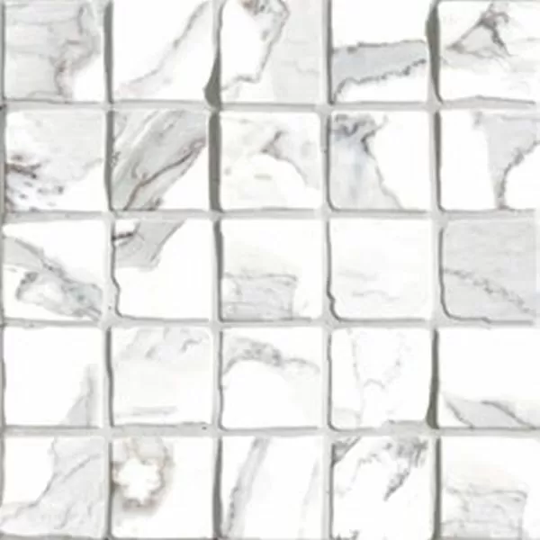 Мозаика G20400 Calacatta Mosaico Lappato 30x30 (Tozz.6x6)