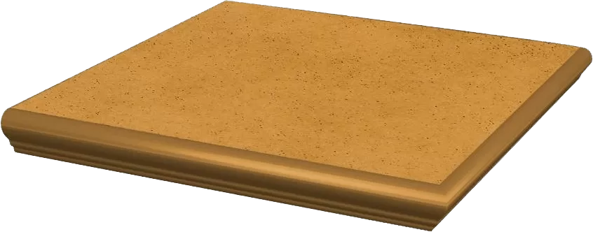 Клинкерная плитка Aquarius Beige Ступень наружная с капиносом 33х33