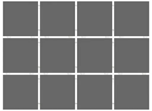 Керамогранит 1220H Конфетти серый полотно 29,8х39,8 из 12 частей 9,8х9,8