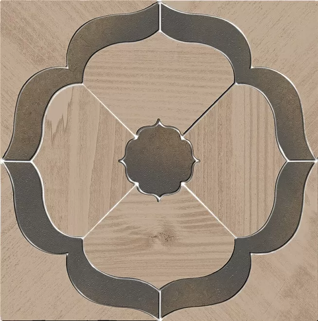 Керамогранит ID86 Гранд Вуд наборный декор 19.6*19.6