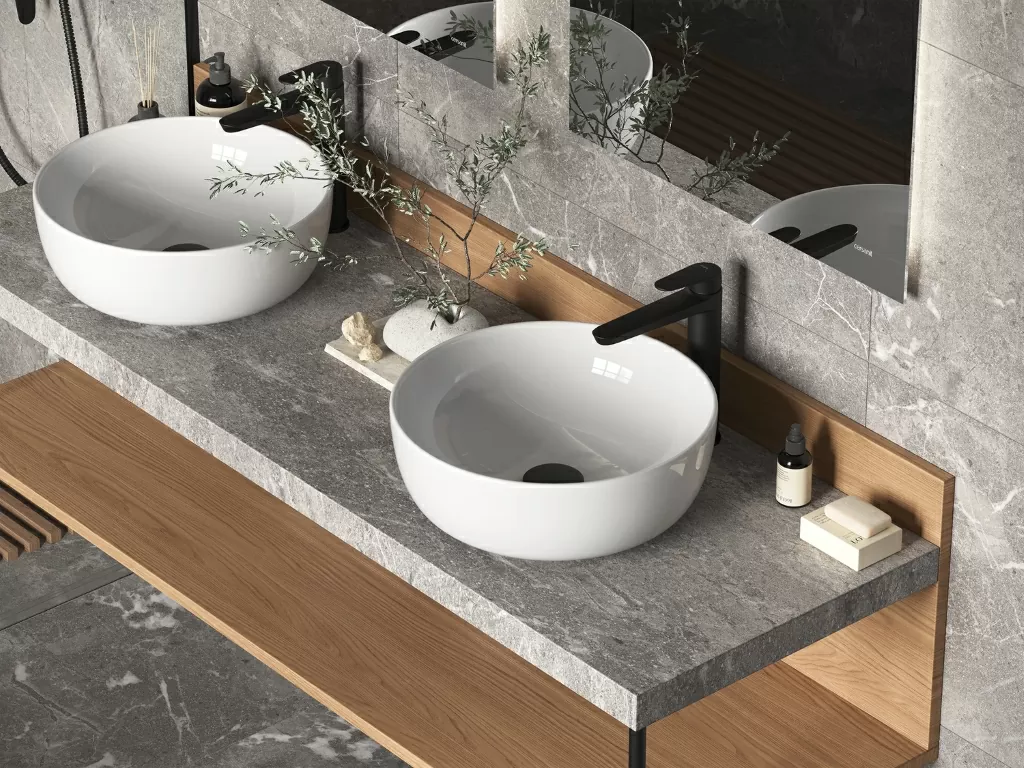 Керамогранит 17699 Sherbrooke бежевый ректификат 44.8х89.8