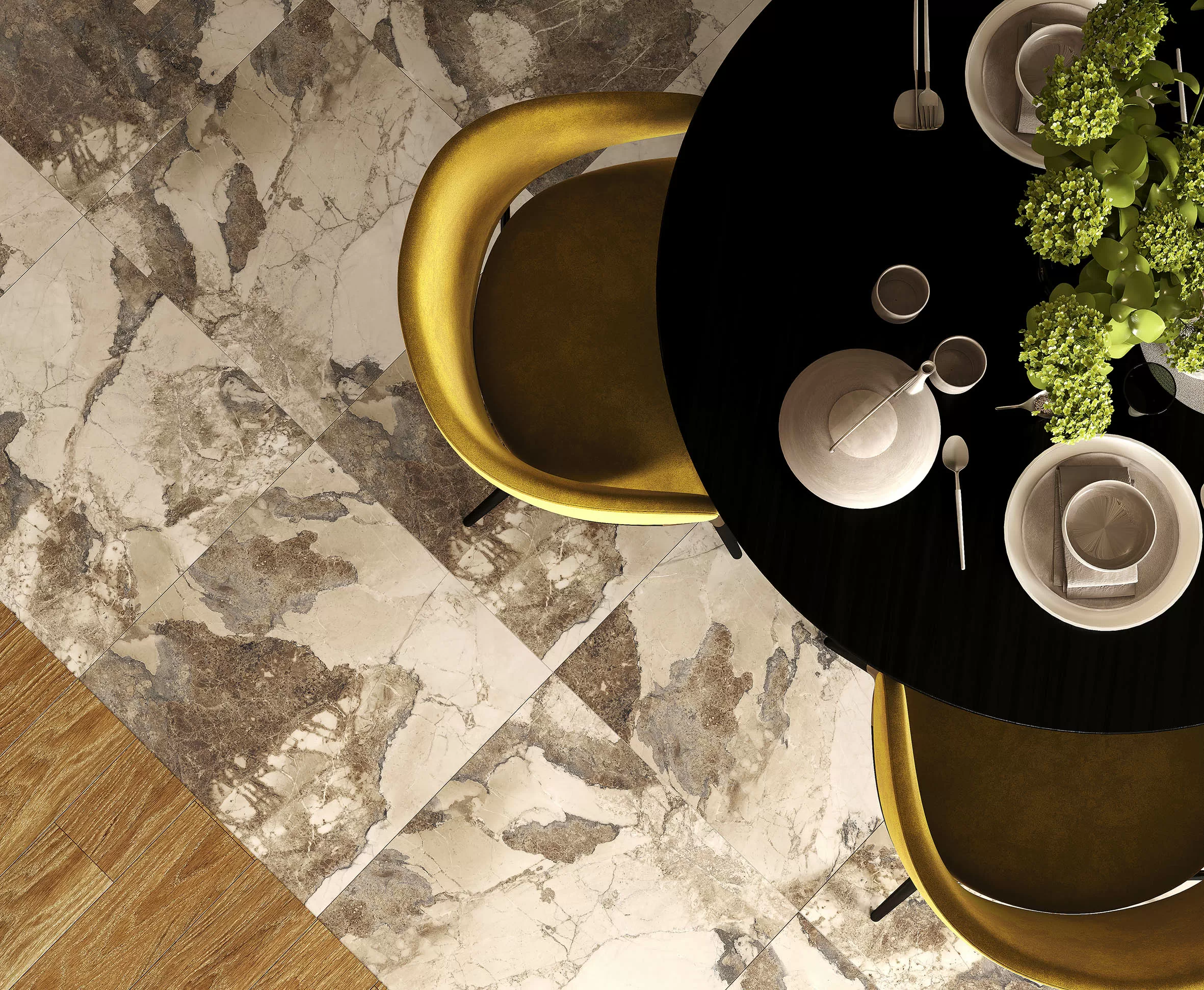 Керамогранит Persian brown бежевый 80x80