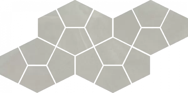 Мозаика 620110000183 Continuum Silver Mosaico Prism 41.3x20.5