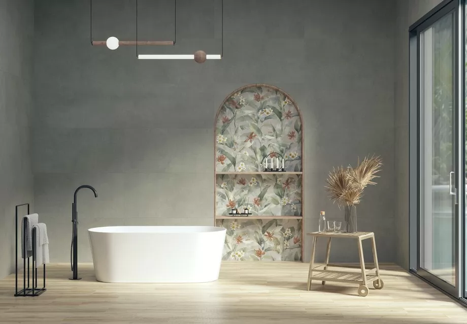 Керамогранит 17550 Floresta джунгли многоцветный ректификат 60x120