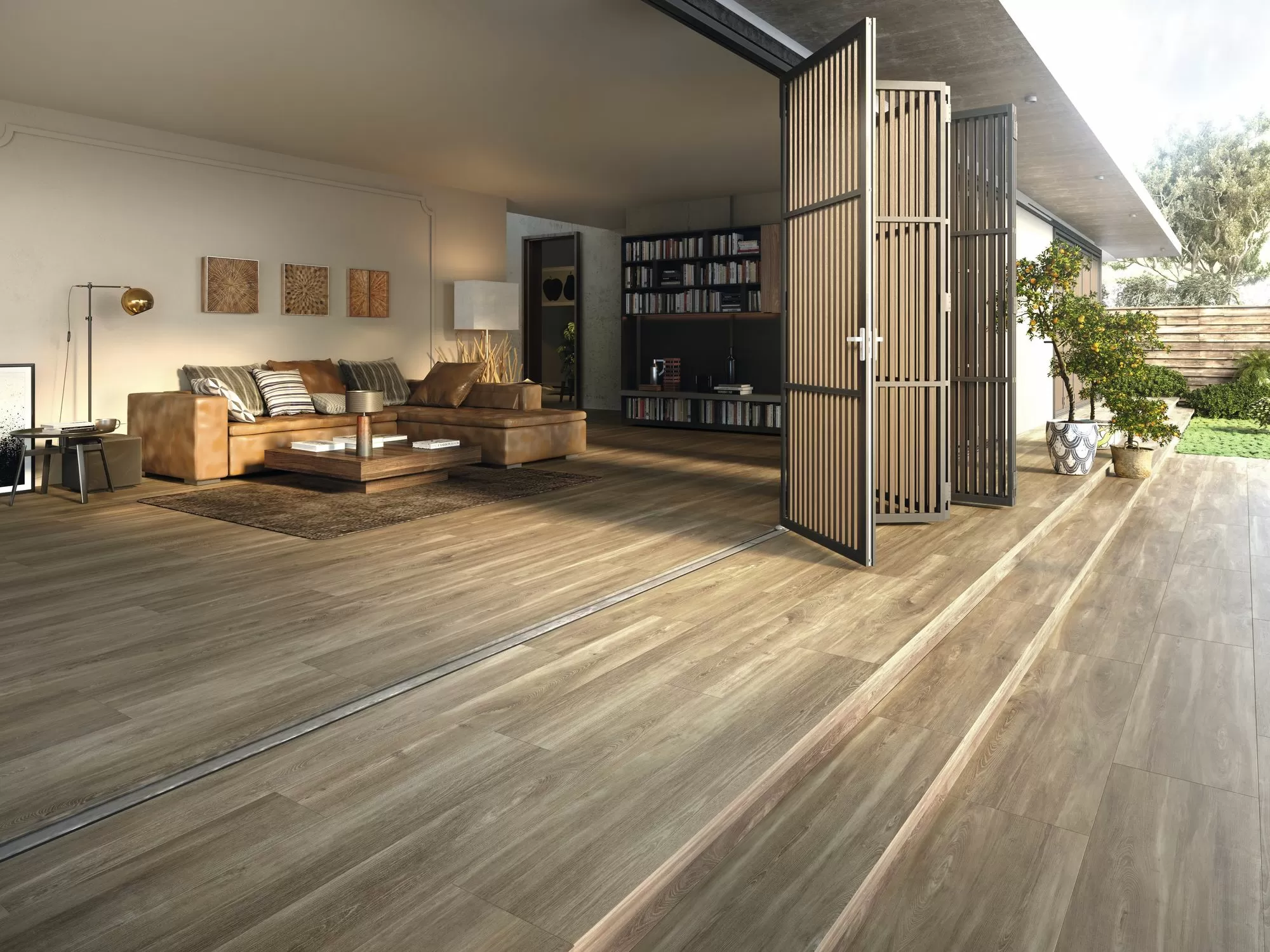 Керамогранит Belfast Walnut Rect R10 29,5x120