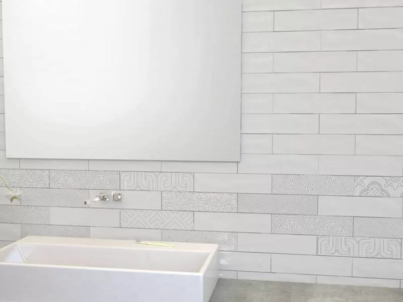 Плитка MAIOLICA GLOSS AQUAMARINE 7.5x30