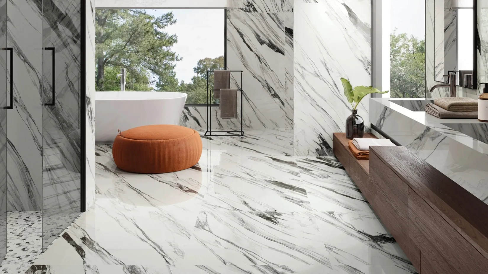 Керамогранит 600180000005 Charme Deluxe Арабескато Уайт Люкс Рет 120x278