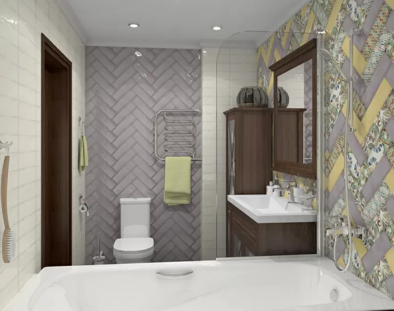Плитка 9017 Монпарнас зелёный 8.5*28.5