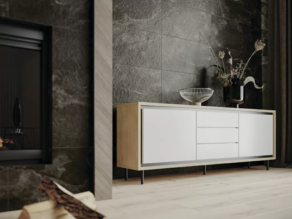 Керамогранит C-IN4L402D Infinity темно-серый рельеф 29,7x59,8