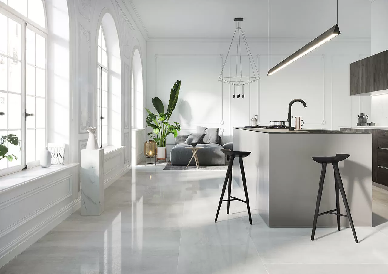 Керамогранит O-GRV-GGM091 Grava лаппатированный серый 79.8x79.8