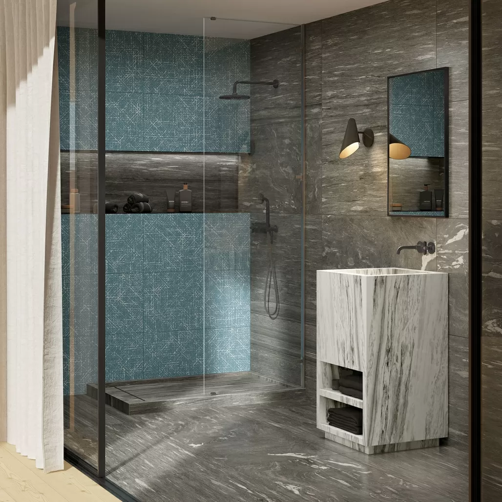 Керамогранит 610130004590 Skyfall Лариче Плинтус Пат Рет 7,2x80