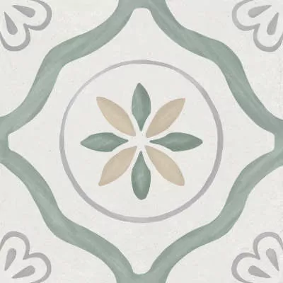 Керамогранит 3386036157 Sirocco Green Petals 9mm R10 22.3x22.3