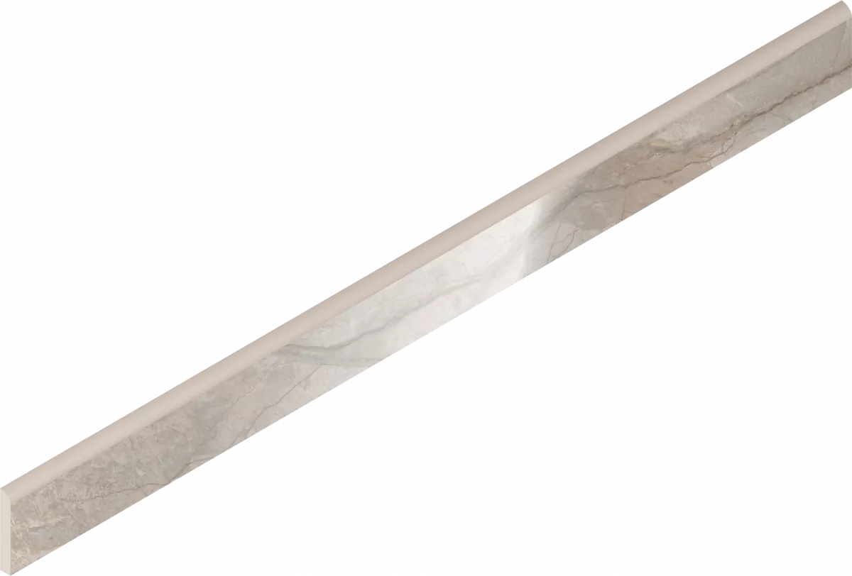 Керамогранит 610130007476 Stellaris Elegant Silver Battiscopa Lux 7.2x80