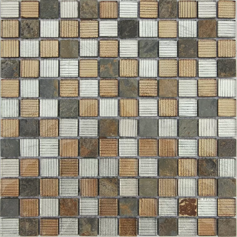 Мозаика Naturelle Alcantara Ruggine 23x23 30.5х30.5