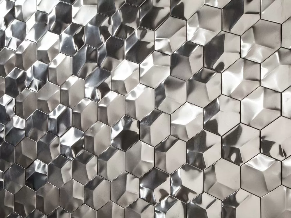 Мозаика L241716121 Metal Bronze Mini 3D Cubes 30.5x30.5