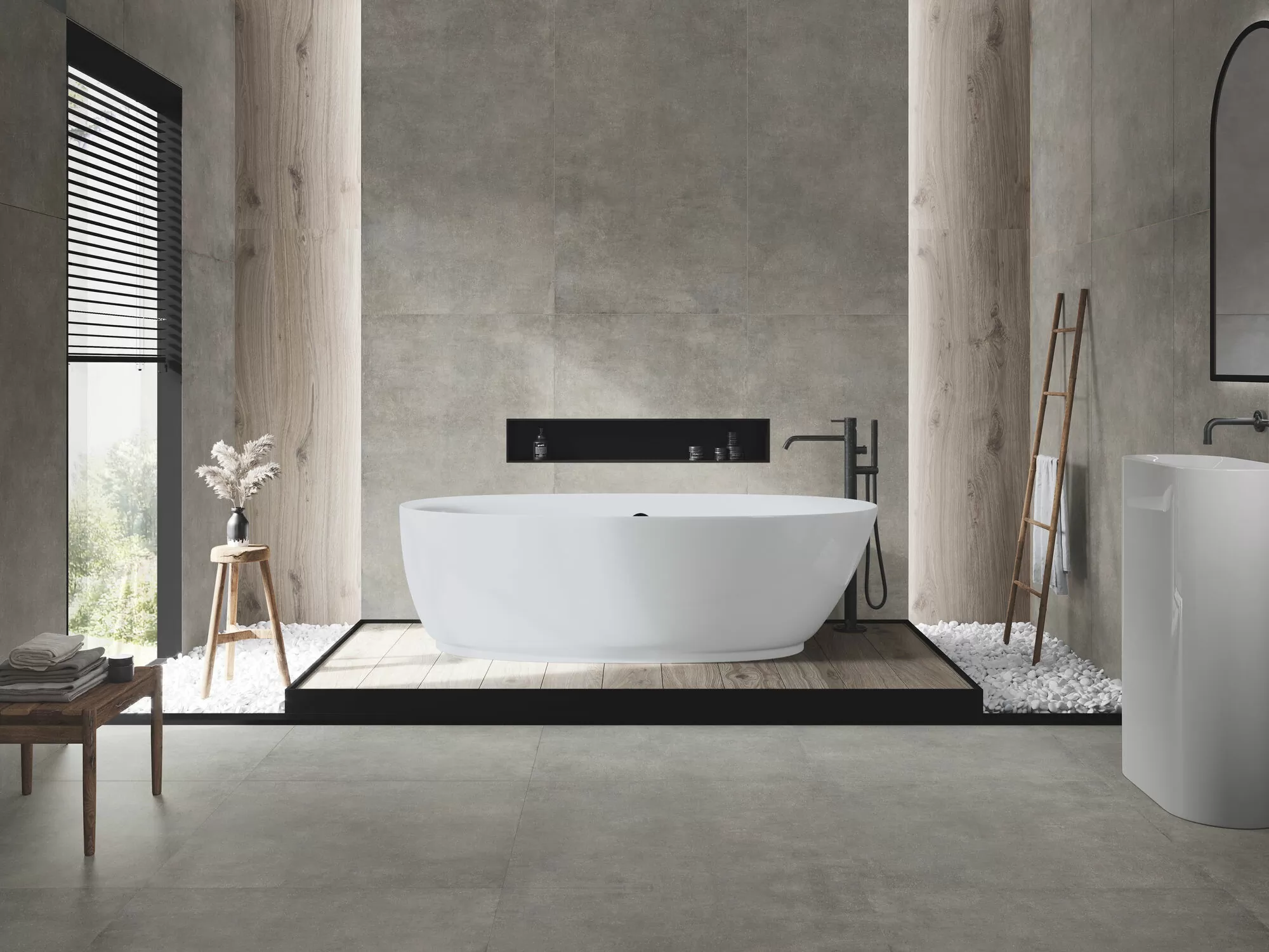 Керамогранит Village Soft Cendre Rect 60x120