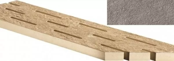 Керамогранит 620090000655 Landstone Night Griglia Angolo Dx 20x60