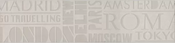 Керамогранит SBD007/DD3186 Про Матрикс белый шрифты 15x60