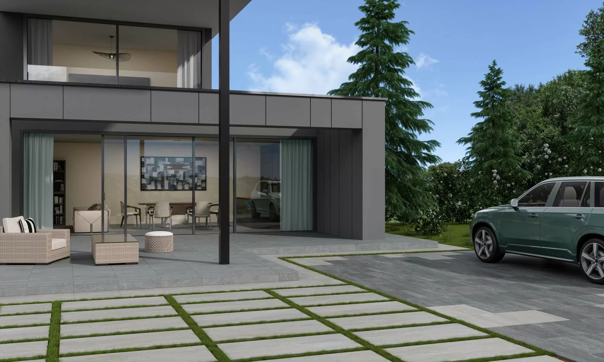 Керамогранит DD505000R Про Нордиксерый темный натуральный обрезной 60*119.5