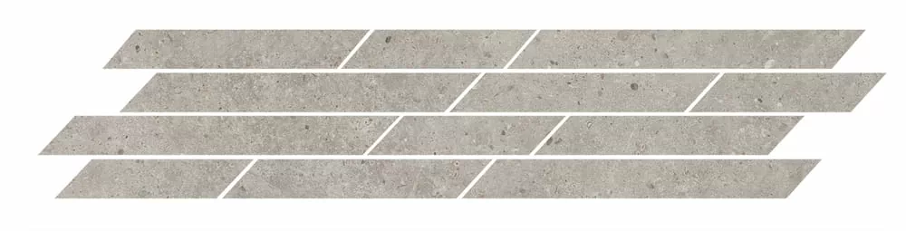 Мозаика T036/SG6537 Риккарди мозаичный серый светлый матовый 46,8x9,8