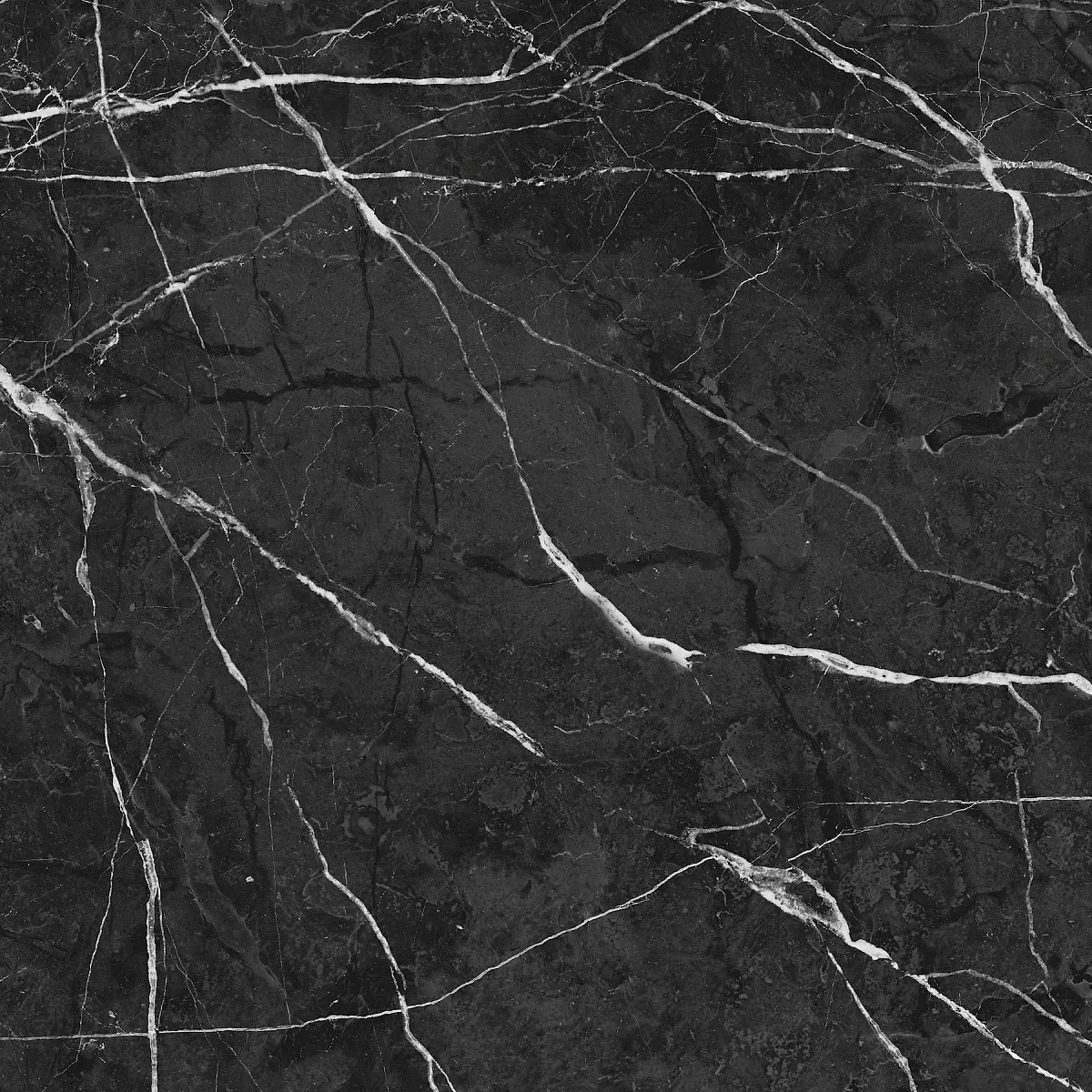 Керамогранит Е-5022/МR Cosmos чёрный ректификат 600х600х9