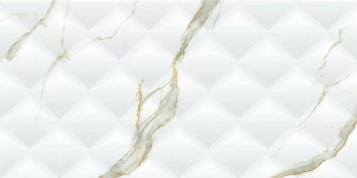 Плитка LE63063B-F50 Bianco Carrara Classico Monticulo Rectificado 30х60