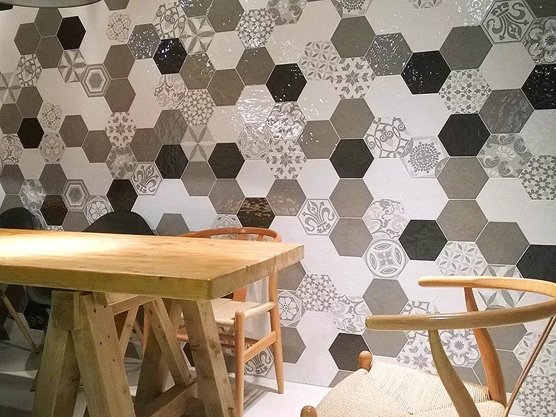 Плитка decor VODEVIL GREY 3шт/Комплект 17.5*17.5