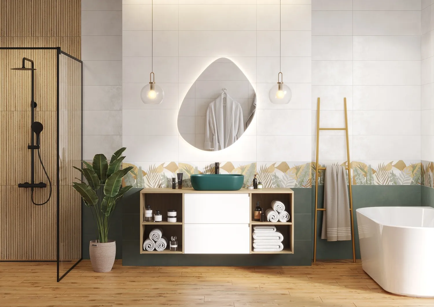 Керамогранит WR4T013 (А15983) Rustic бежевый ректификат R10 21,8x89,8