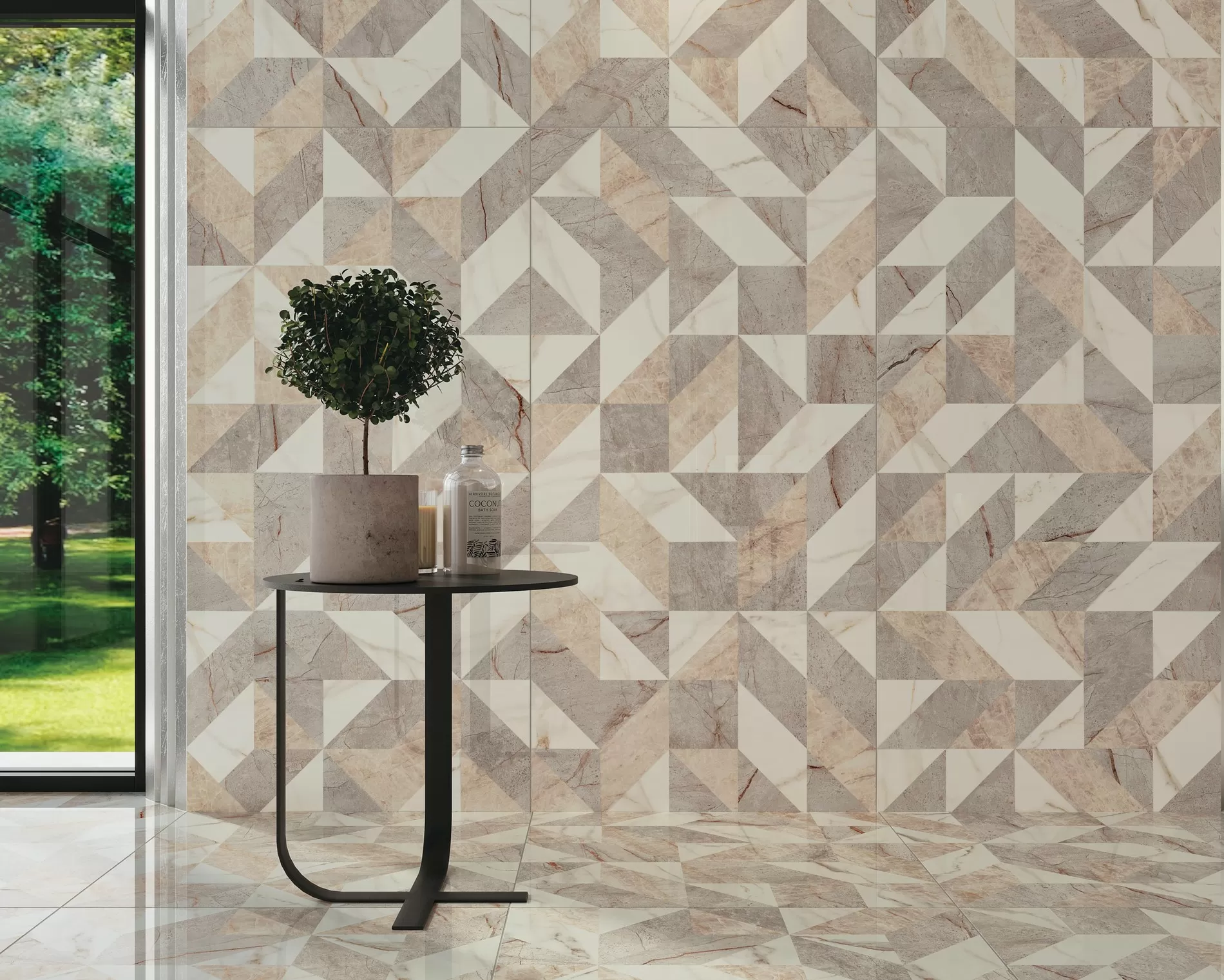 Керамогранит 610015000626 Empire Calacatta Black Lapp 60x60