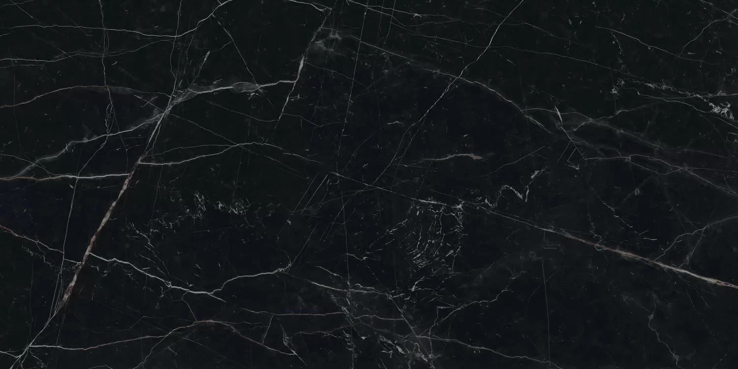 Керамогранит A7FV Marvel Black Lappato 2PZ 75x150