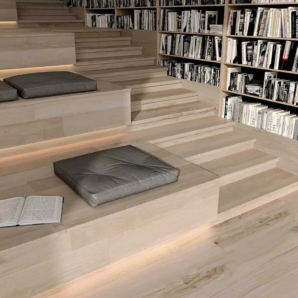 Керамогранит DL5100/AGE Угол внешний Про Вуд бежевый светлый 8x2.9