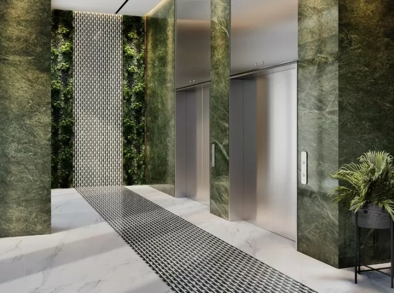 Керамогранит SG593502RA/D Риальто Нобиле 1 зелёный лаппатированный обрезной 119,5x238,5