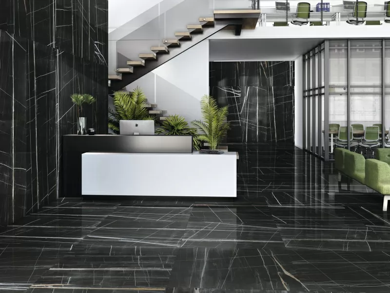 Керамогранит Titanium Black Pulido Rect 80x80