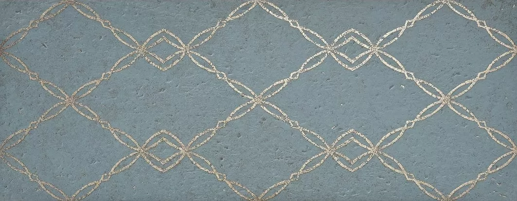 Плитка Goldstone Teal Chain 35х90